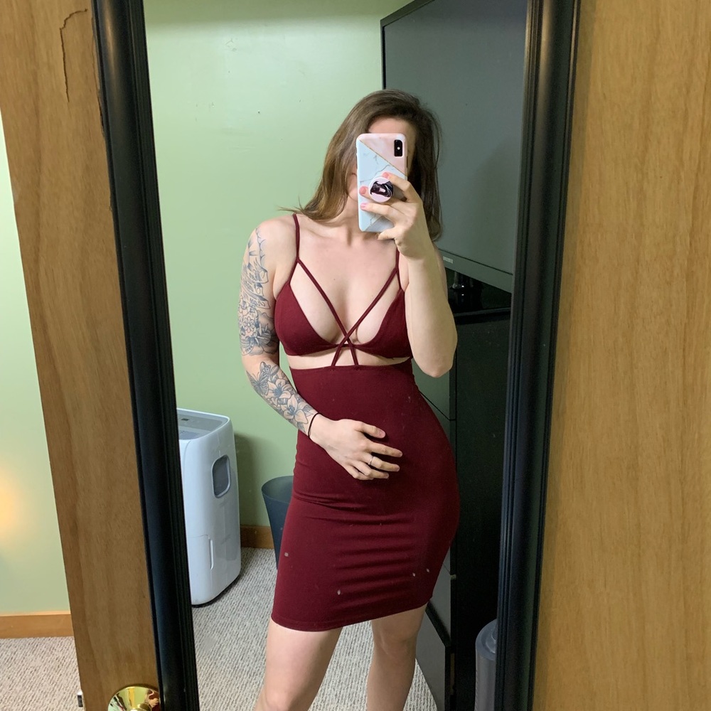 Tight strap dress